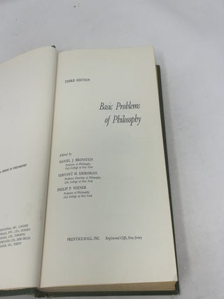 Basic Problems of Philosophy