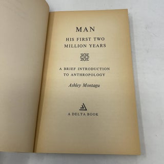Man: His First Two Million Years