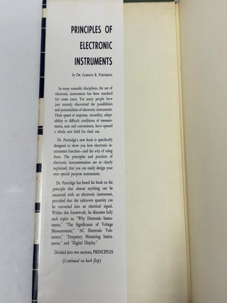 Principles of Electronic Instruments (Prentice-Hall Electrical Engineering Series)