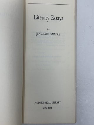 Literary Essays