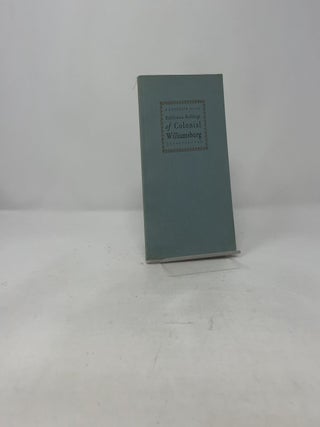 A Handbook for the Exhibition Buildings of Colonial Williamsburg