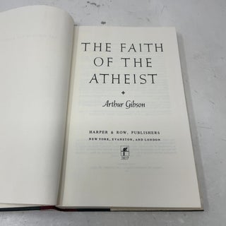 The Faith of the Atheist