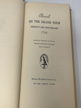 Boswell on the Grand Tour: Germany & Switzerland 1764