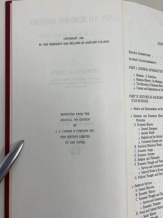 Guide to Business History