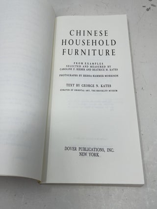 Chinese Household Furniture
