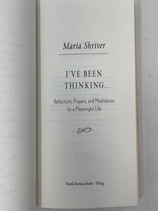 I've Been Thinking...: Reflections, Prayers, and Meditations for a Meaningful Life