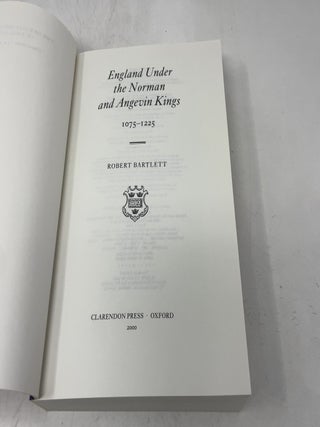 England Under the Norman and Angevin Kings, 1075-1225