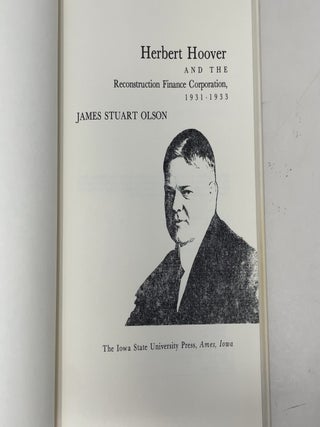 Herbert Hoover and the Reconstruction Finance Corporation, 1931-1933