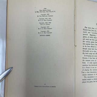 Hoyle's Complete and Authoritative Book of Games