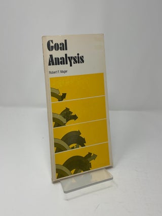 Item #426392 Goal Analysis. Robert Frank Mager