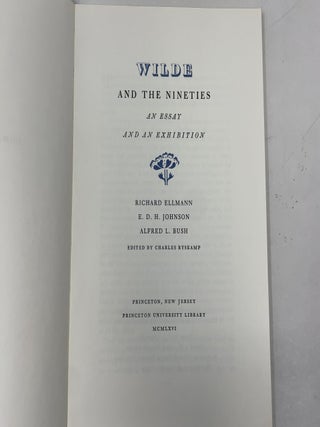 Wilde and the Nineties: An Essay and an Exhibition