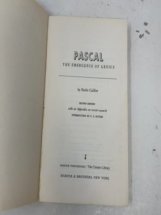 Pascal: The Emergence of Genius
