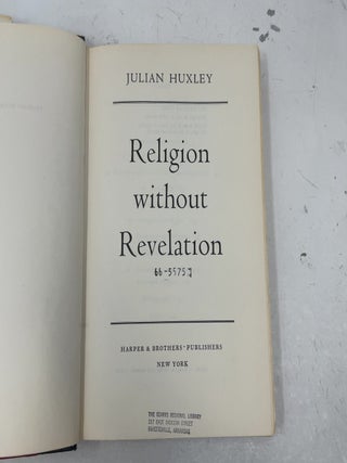 Religion Without Revelation