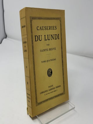 Causeries Du Lundi: Tome Quatrieme