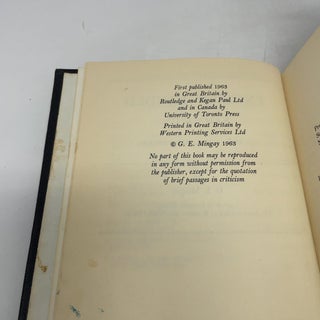 English Landed Society - In the Eighteenth Century