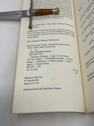 Jung and Christianity in Dialogue