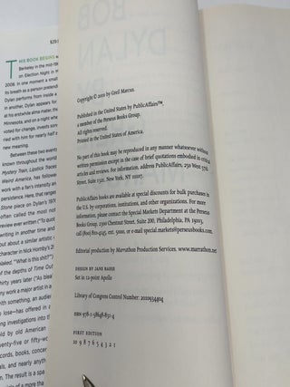 Bob Dylan by Greil Marcus