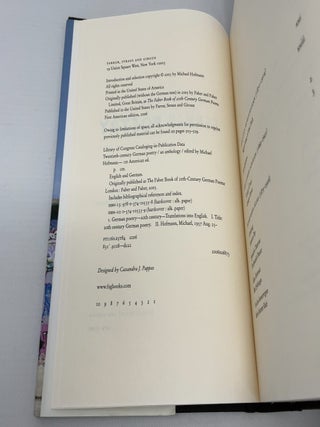 Twentieth-Century German Poetry