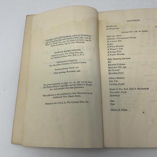 D.H. Lawrence Selected Poems