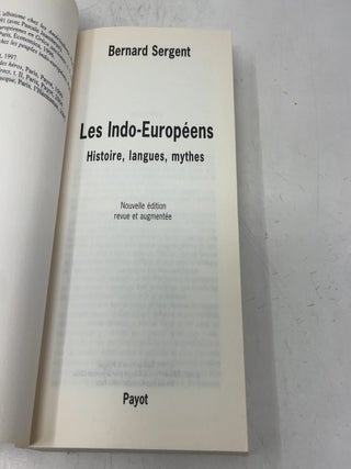 Les Indo-Européens