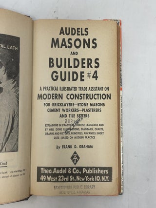 Audels Masons and Builders Guide No. 4