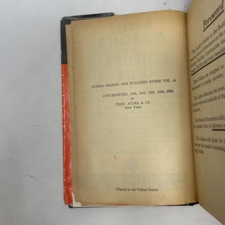 Audels Masons and Builders Guide No. 4
