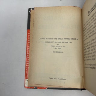 Audels Plumbers and Steam Fitters Guide No. 4