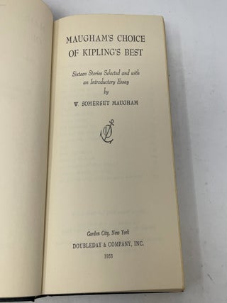Maugham's Choice of Kipling's Best