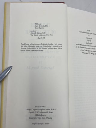 The Birth of the Messiah: A Commentary on the Infancy Narratives in Matthew and Luke