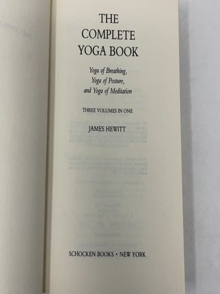 The Complete Yoga Book