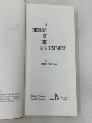 A Theology of the New Testament