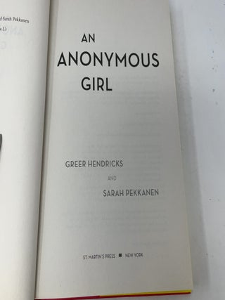 An Anonymous Girl