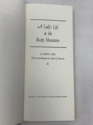 A Lady's Life in the Rocky Mountains