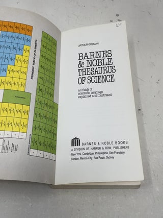 The Barnes & Noble thesaurus of science