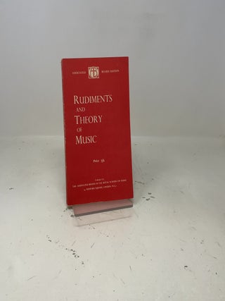 Rudiments and Theory of Music