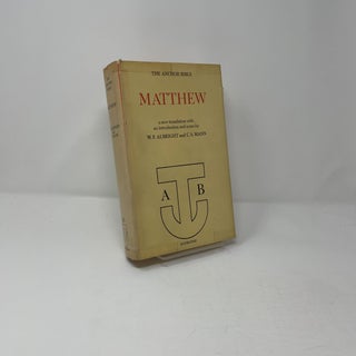 The Anchor Bible MATTHEW