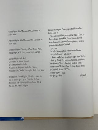 Taos Artists and Their Patrons, 1898-1950