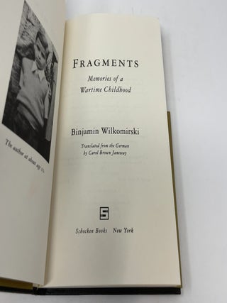 Fragments: Memories of a Wartime Childhood