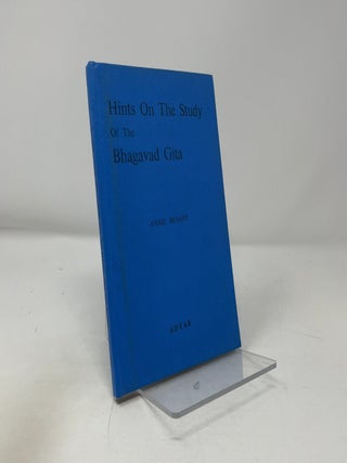 Hints on the Study of the Bhagavad Gita