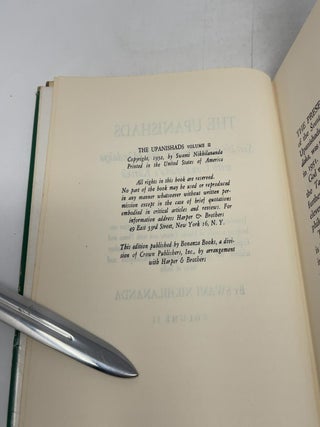 The Upanishads Volume II - Svetasvatara, Prasna and Mandukya