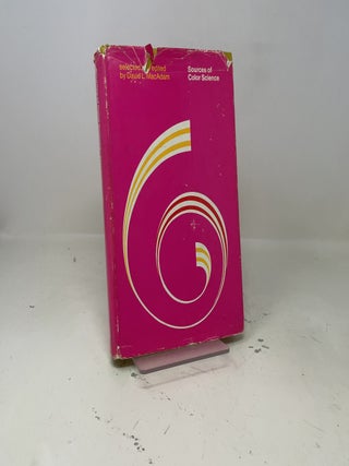 Item #430443 Sources of Color Science. David L. MacAdam