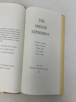 The Oregon Experiment