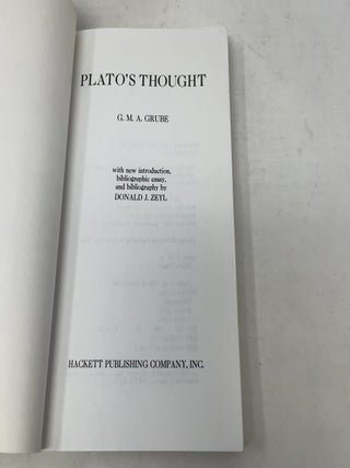 Plato's Thought