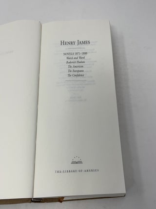 Henry James : Novels 1871-1880: Watch and Ward, Ro