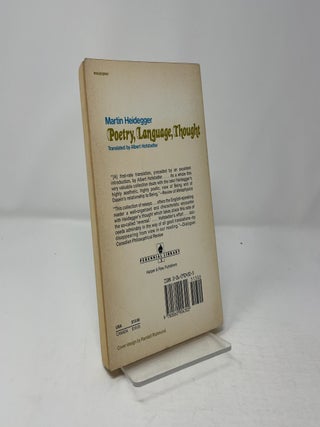 Poetry, Language, Thought