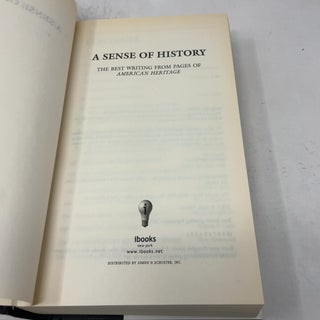 A Sense of History