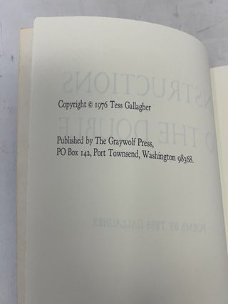 Instructions to the Double