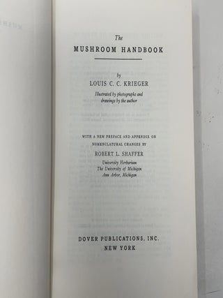 The Mushroom Handbook