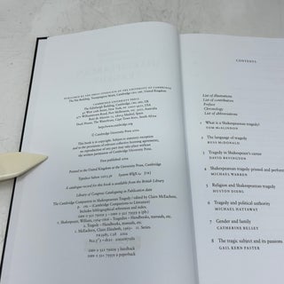 The Cambridge Companion to Shakespearean Tragedy