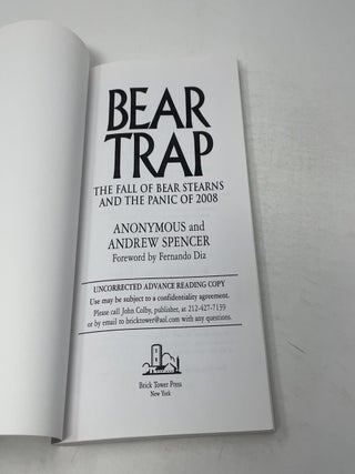 Bear-Trap: The Fall of Bear Stearns and the Panic